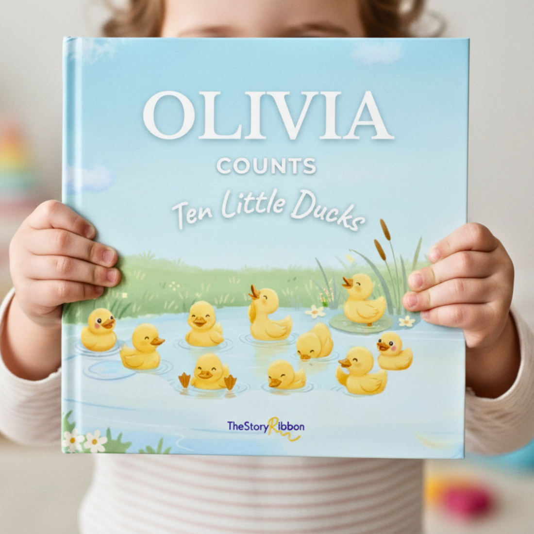 Personalized Counting Bedtime Story - Duck Adventure Book for Toddlers