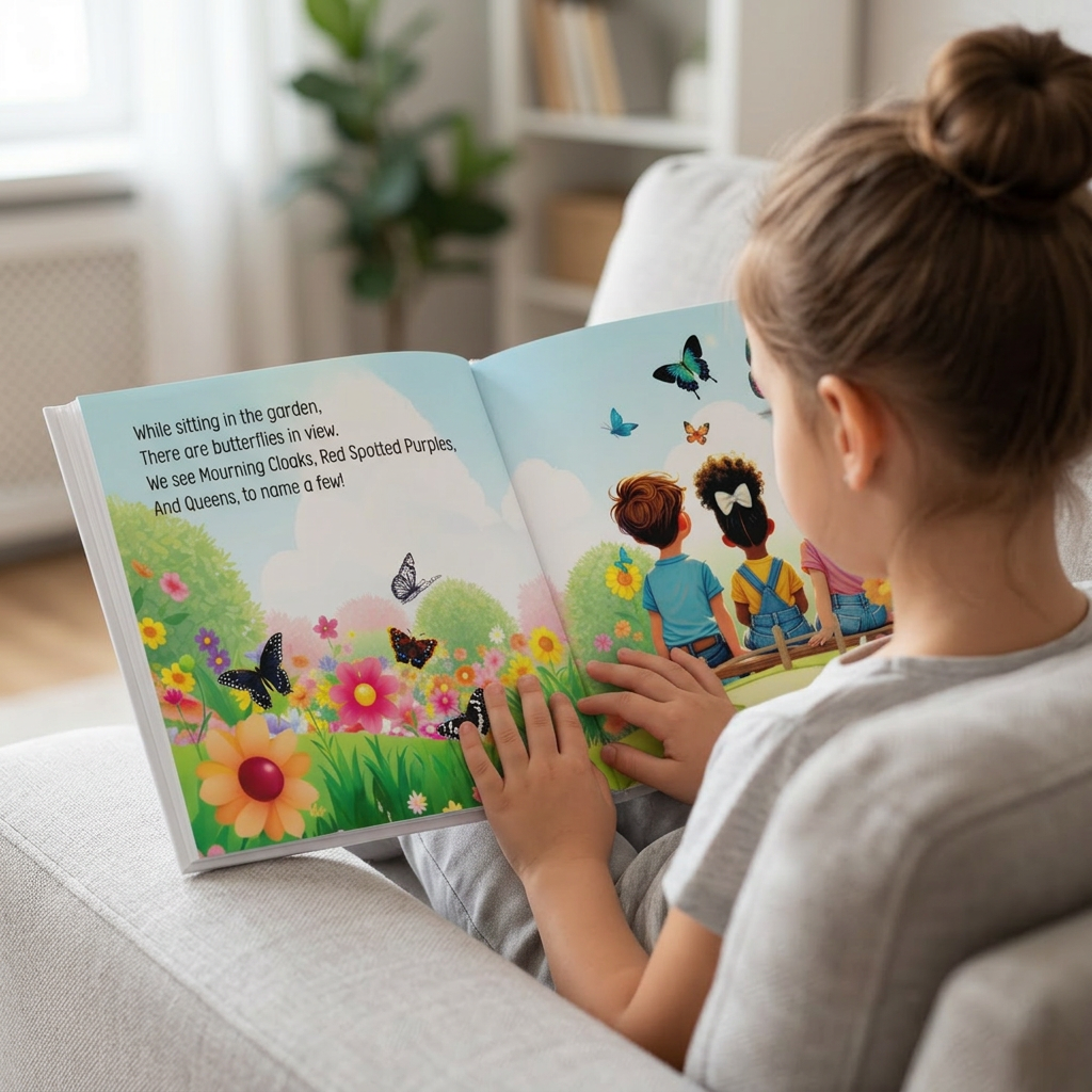 Butterfly Book for Kids Ages 3-7