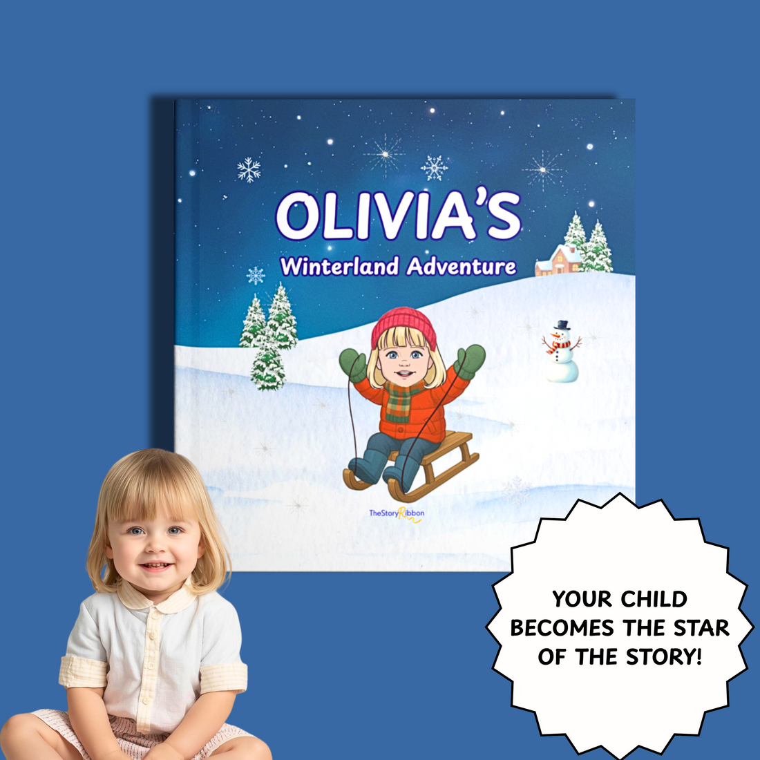 Personalized Winter Adventure Storybook | Custom Kids Book with Child’s Photo