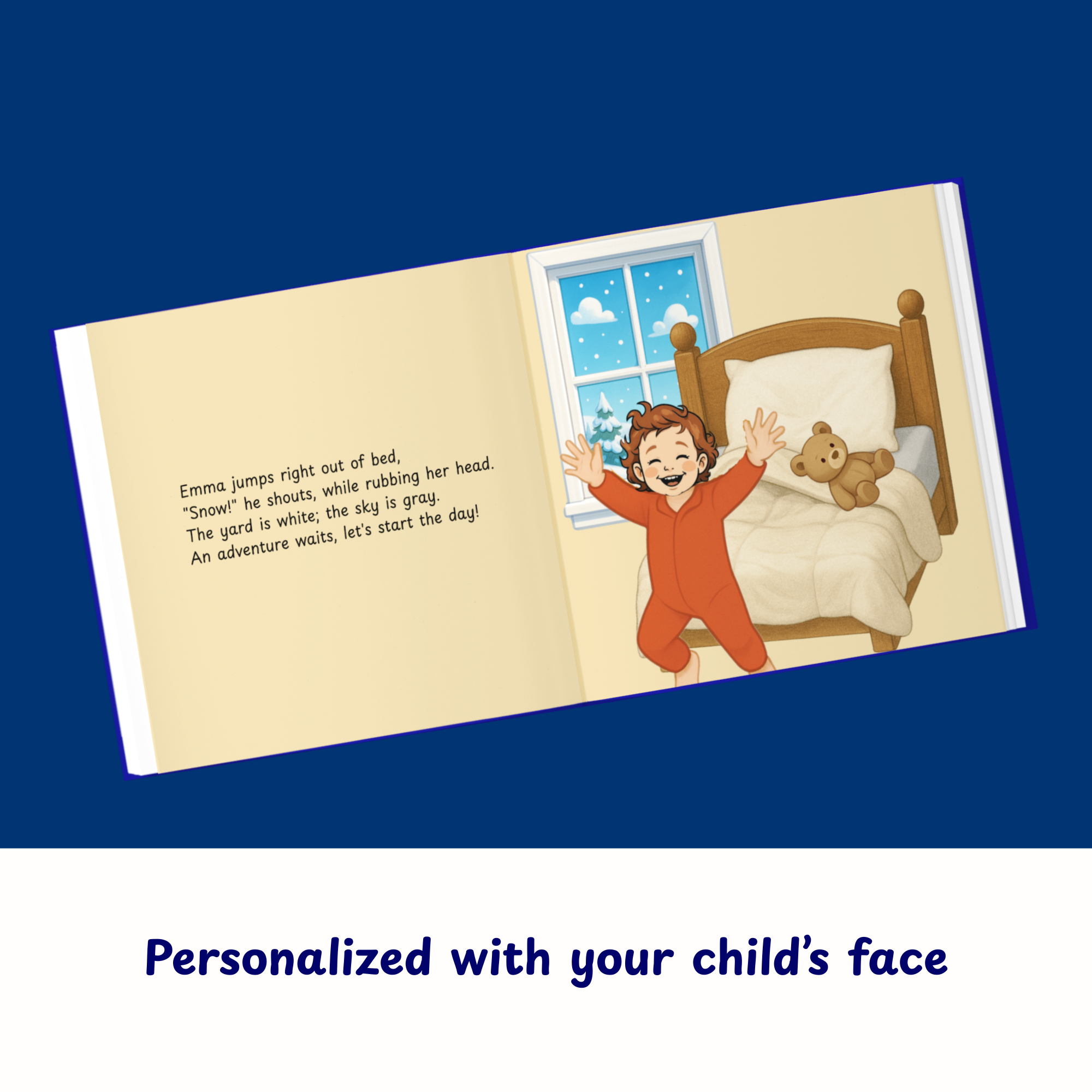 Personalized Winter Adventure Storybook | Custom Kids Book with Child’s Photo