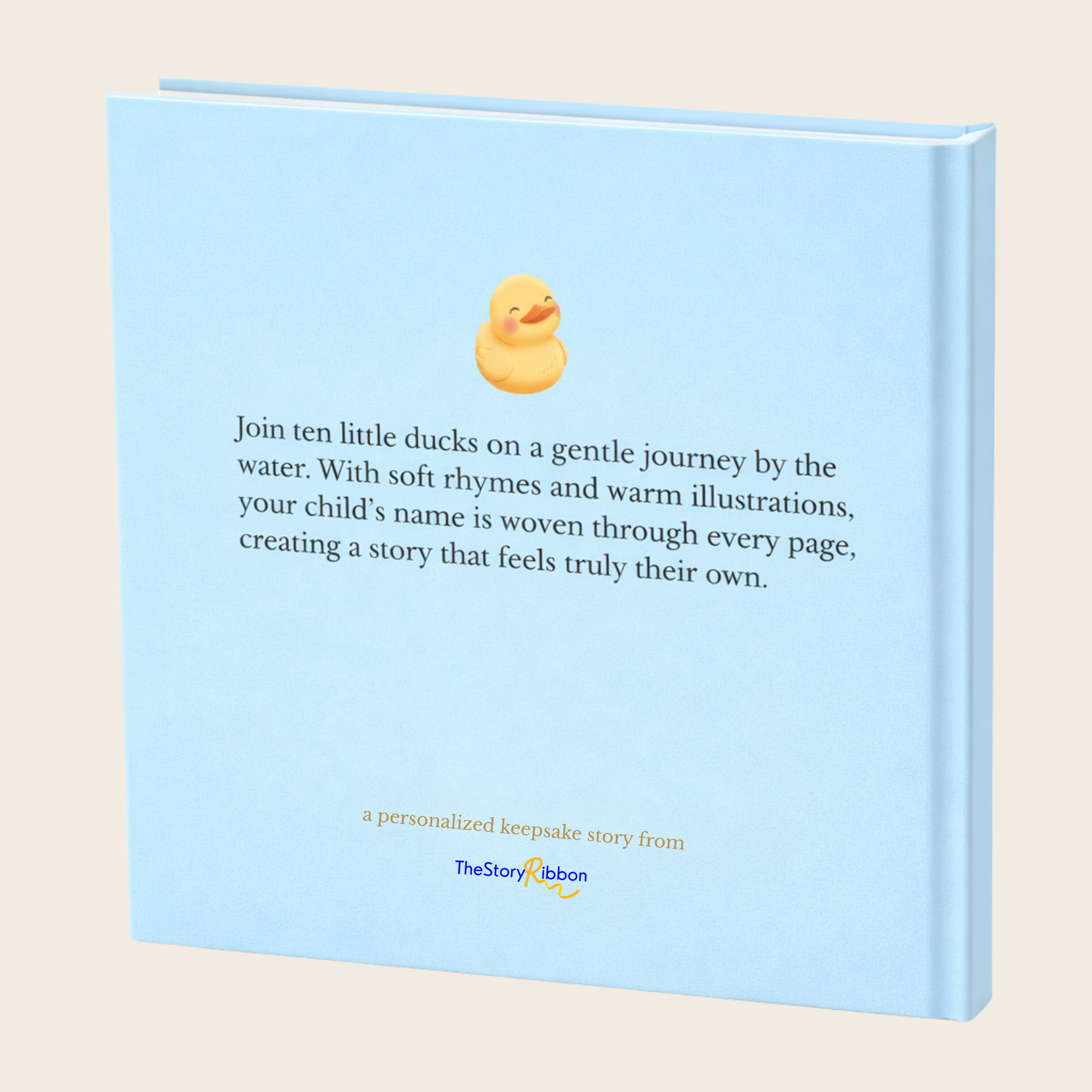 Personalized Counting Bedtime Story - Duck Adventure Book for Toddlers