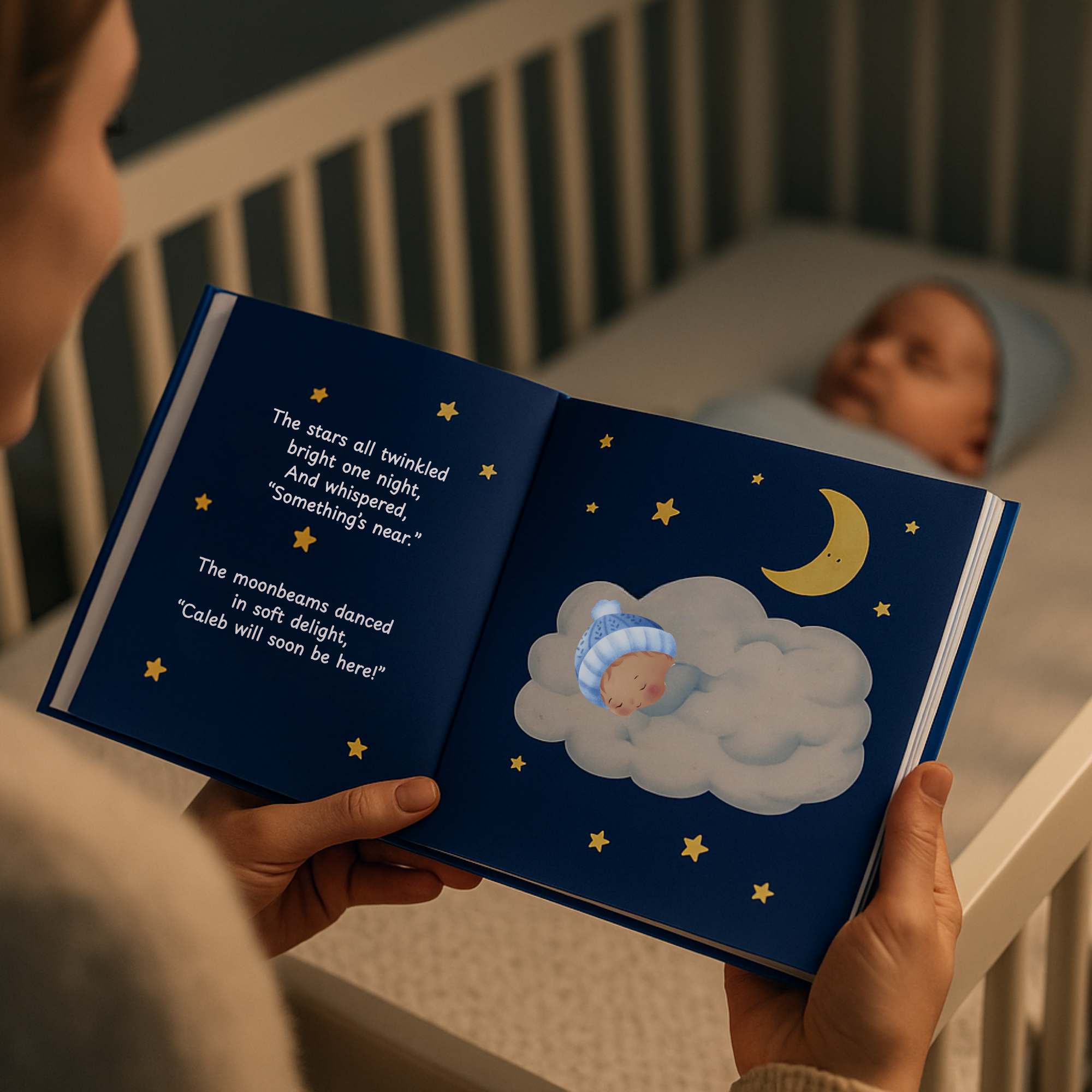 Welcome to the World Personalized Baby Book - Custom Keepsake for Expecting Parents