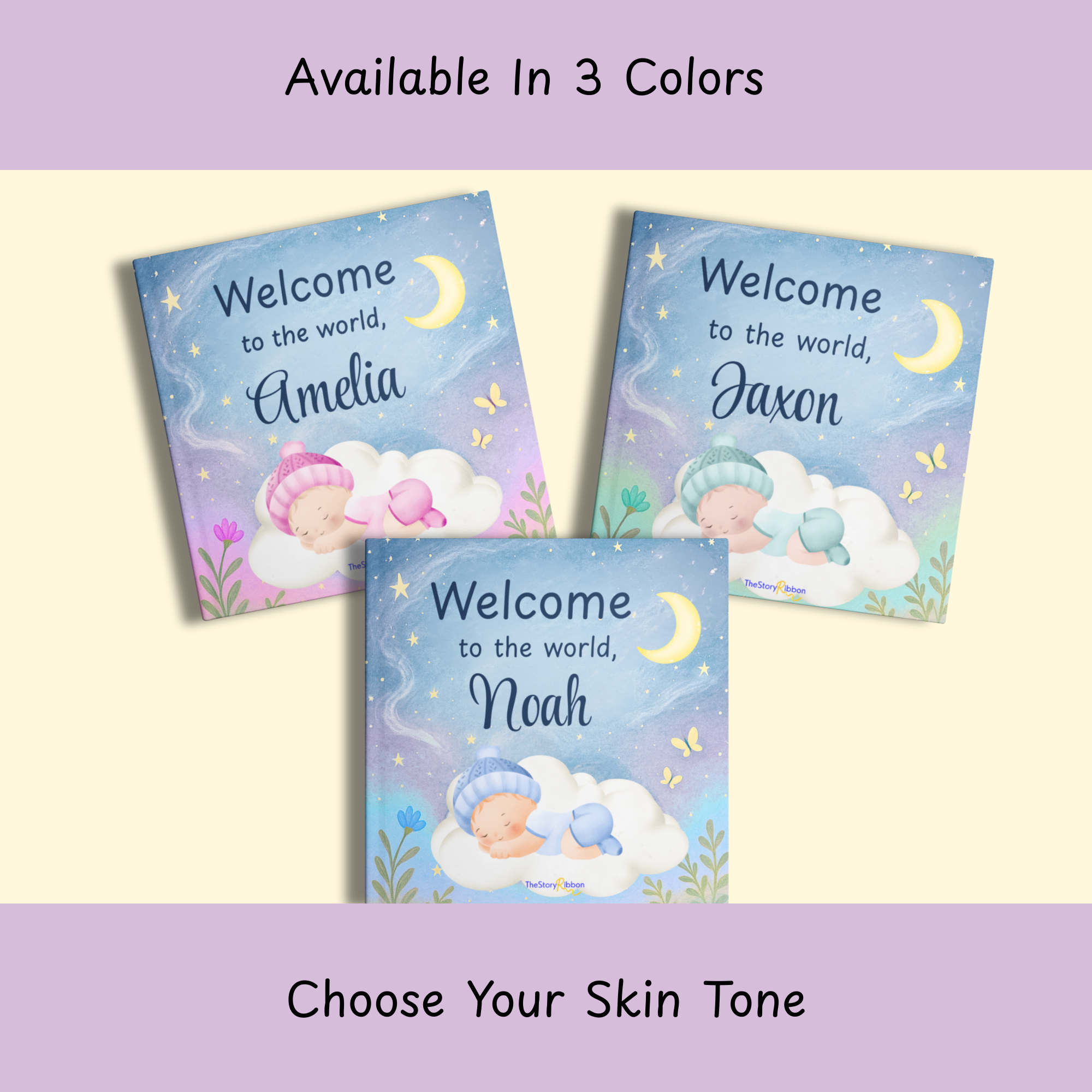 Welcome to the World Personalized Baby Book - Custom Keepsake for Expecting Parents