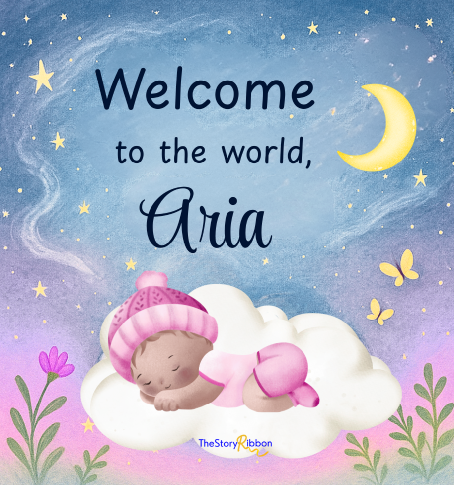 Welcome to the World Personalized Baby Book - Custom Keepsake for Expecting Parents