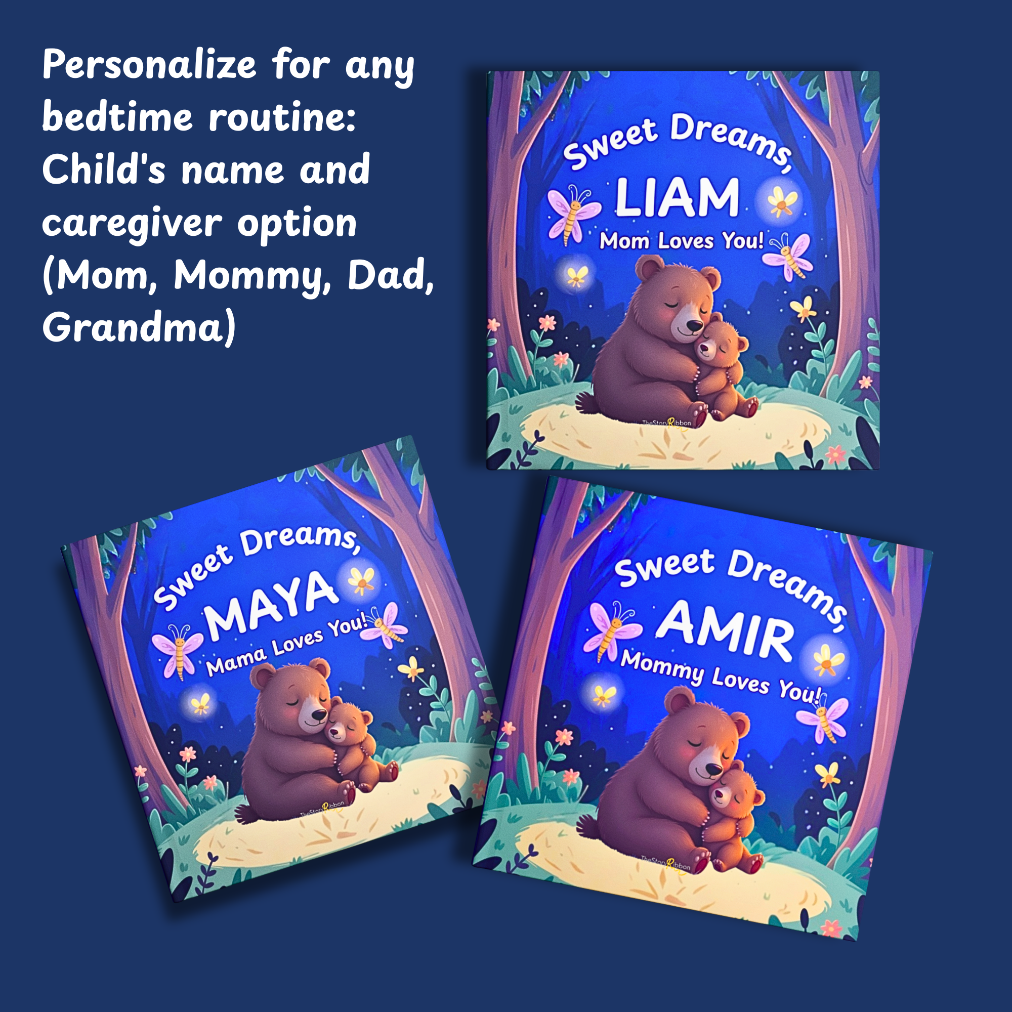 Personalized Bedtime Story for Kids – A Gentle Animal Tale of Moms and Little Ones