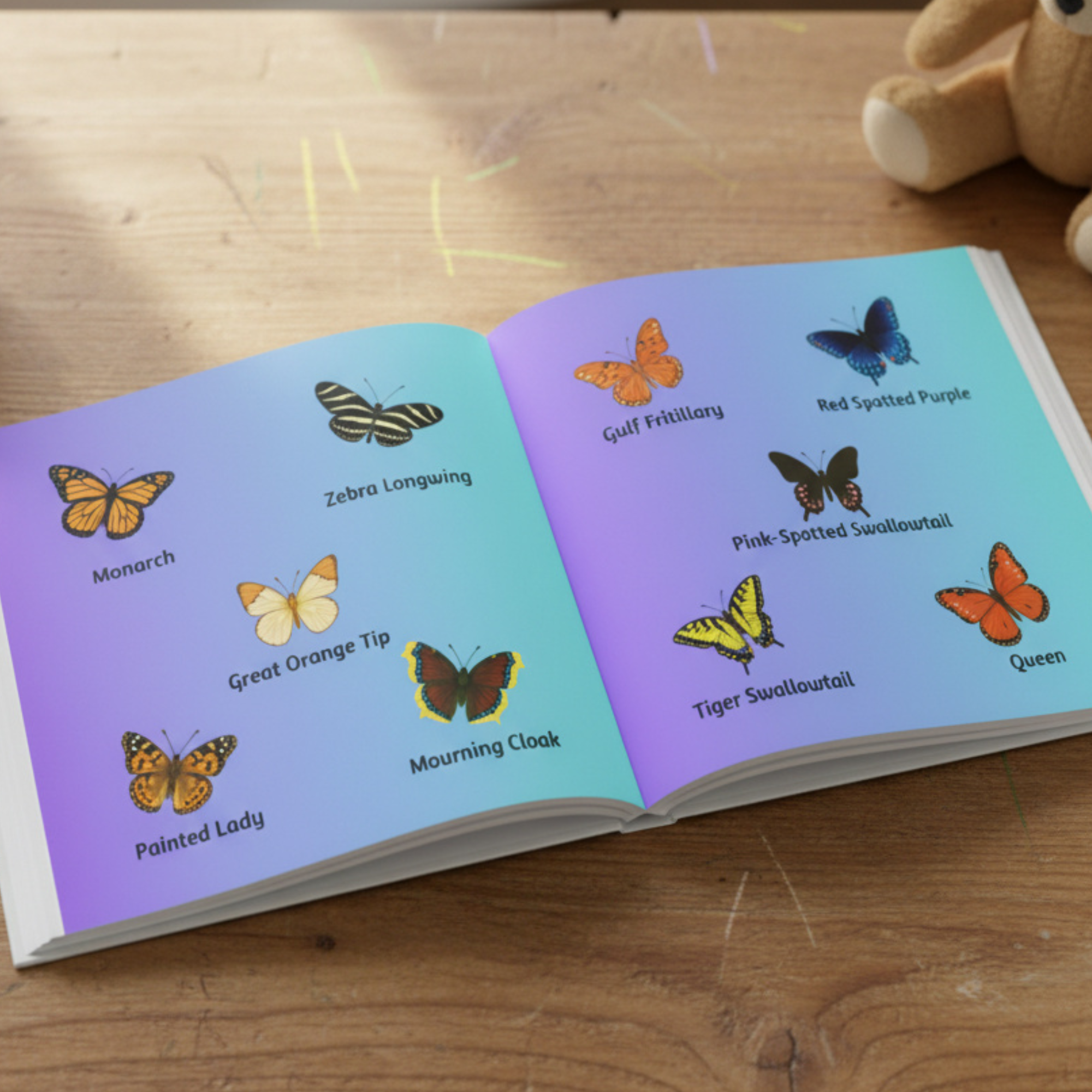 Butterfly Book for Kids Ages 3-7