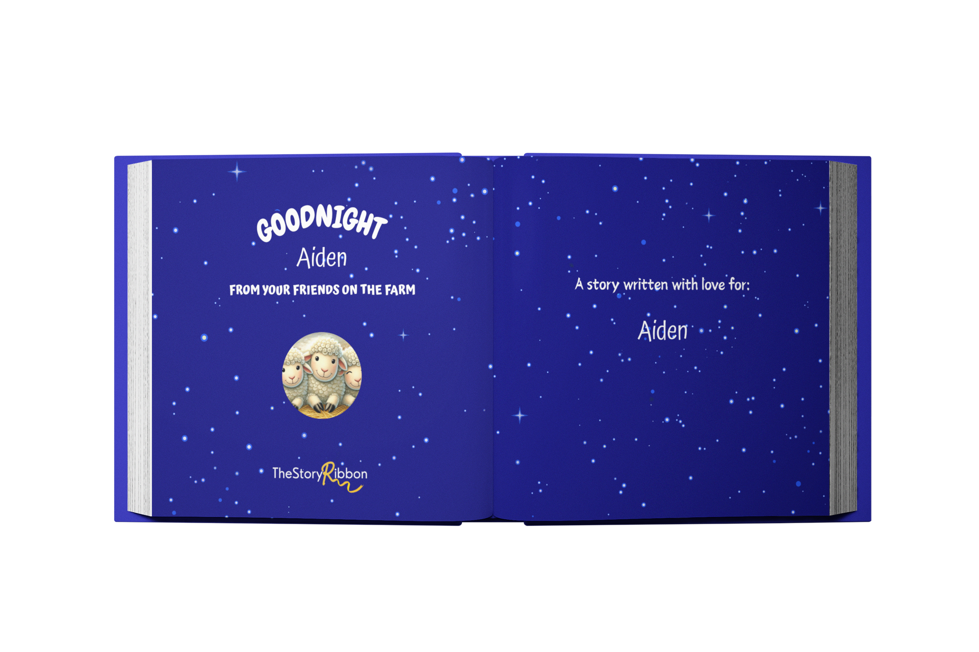 Personalized Farm Animal Bedtime Story - Custom Goodnight Book for Toddlers