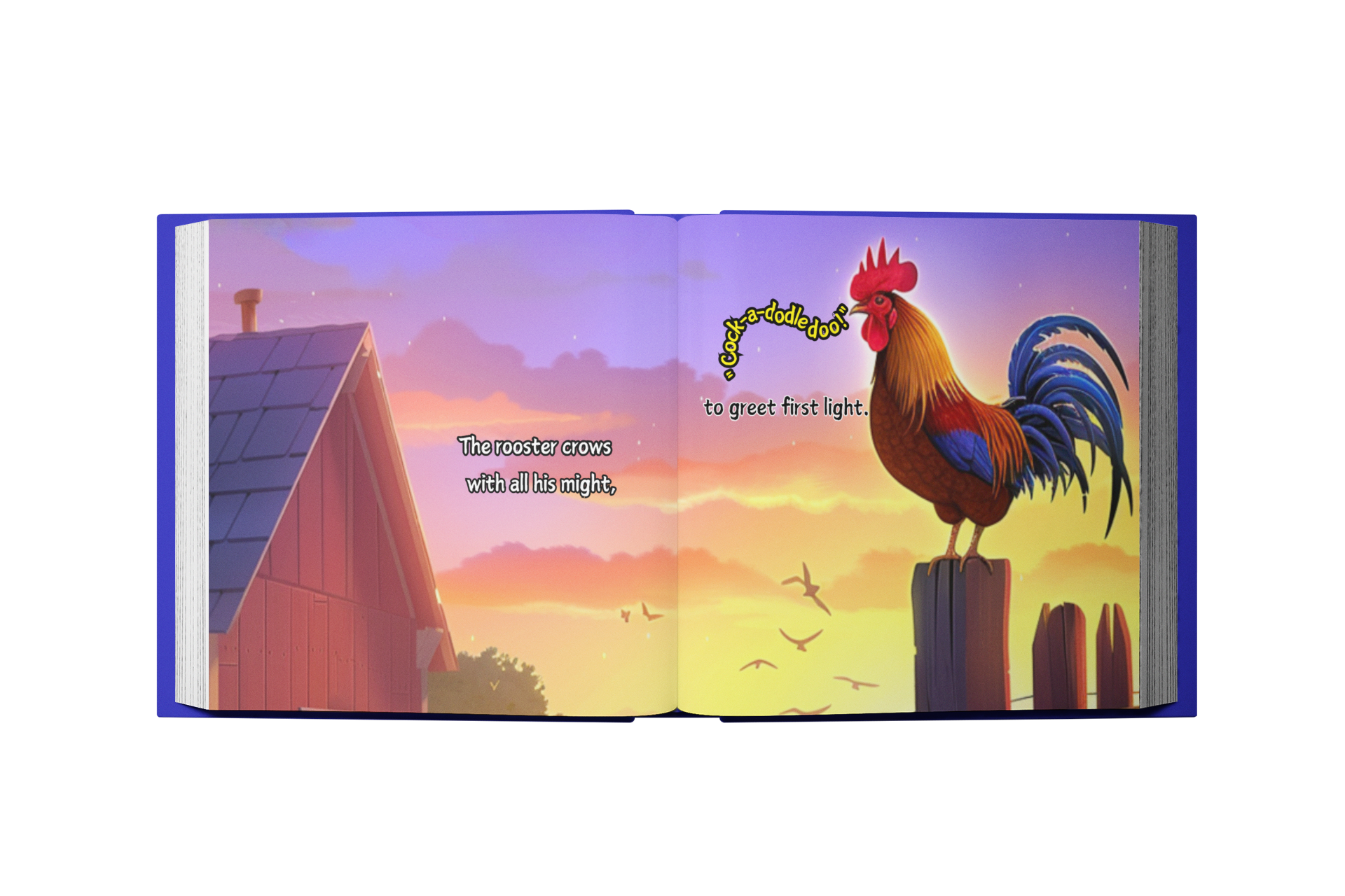 Personalized Farm Animal Bedtime Story - Custom Goodnight Book for Toddlers