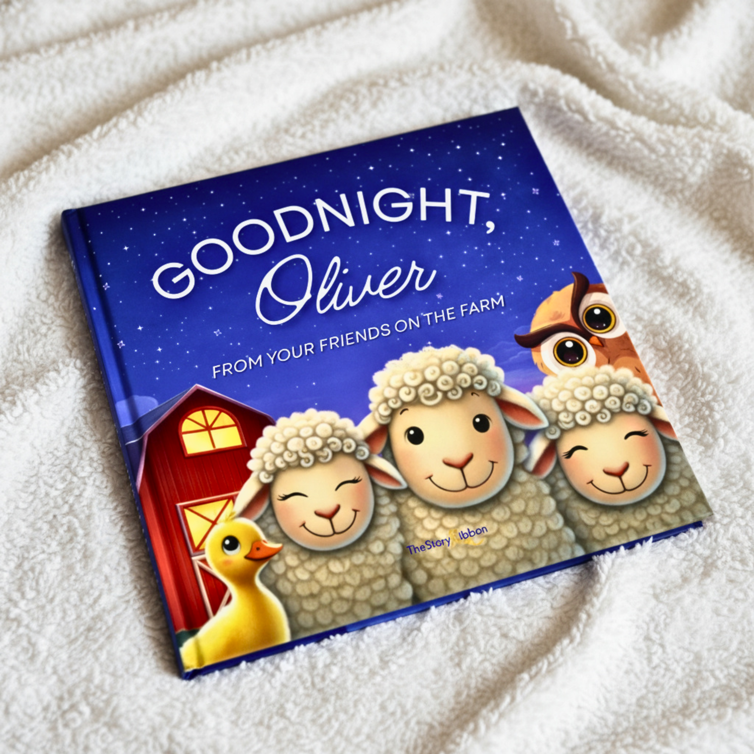 Personalized Farm Animal Bedtime Story - Custom Goodnight Book for Toddlers