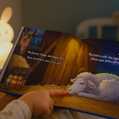 Personalized Farm Animal Bedtime Story - Custom Goodnight Book for Toddlers