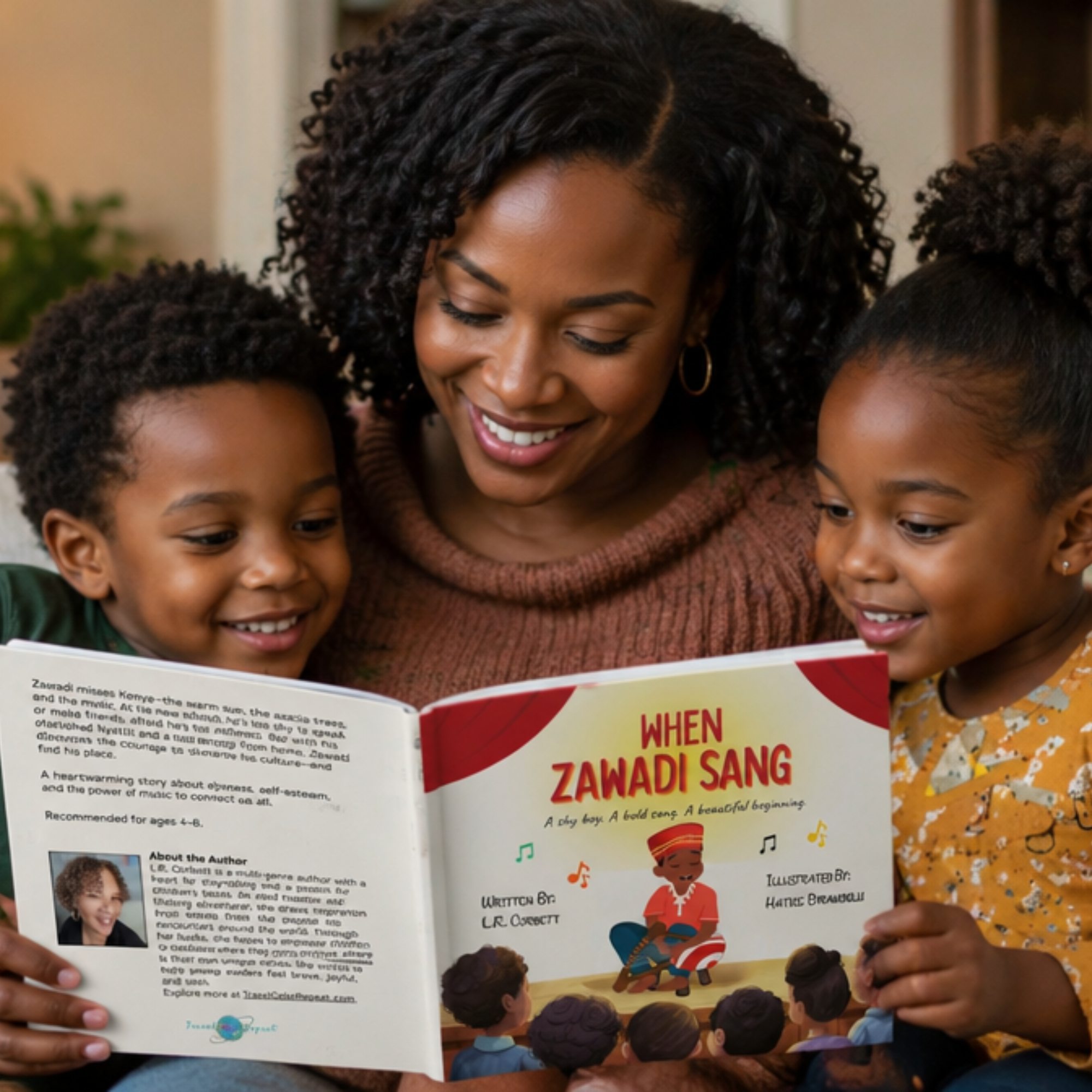 When Zawadi Sang – A Children’s Book About Shyness &amp; Culture
