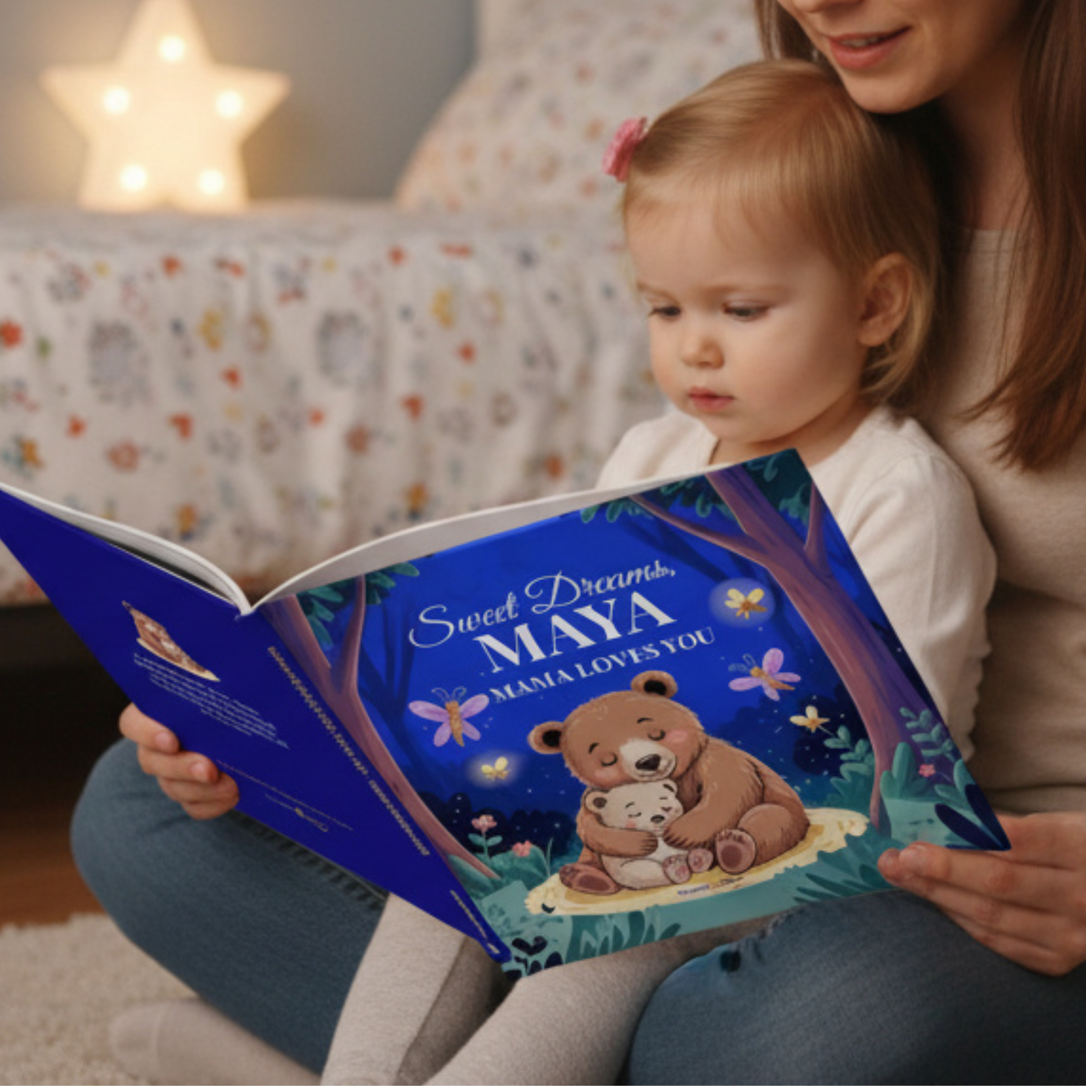 Personalized Bedtime Story for Kids – A Gentle Animal Tale of Moms and Little Ones