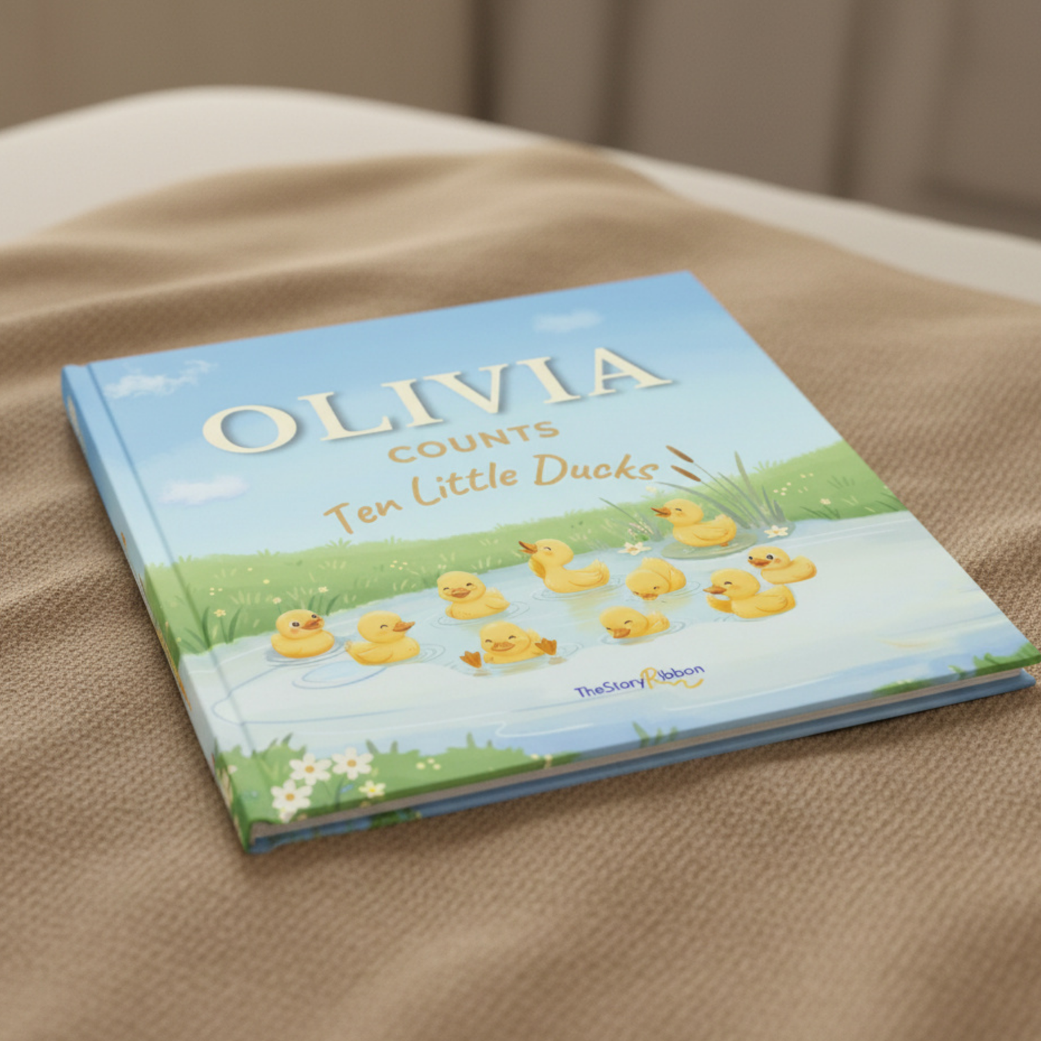 Personalized Counting Bedtime Story - Duck Adventure Book for Toddlers