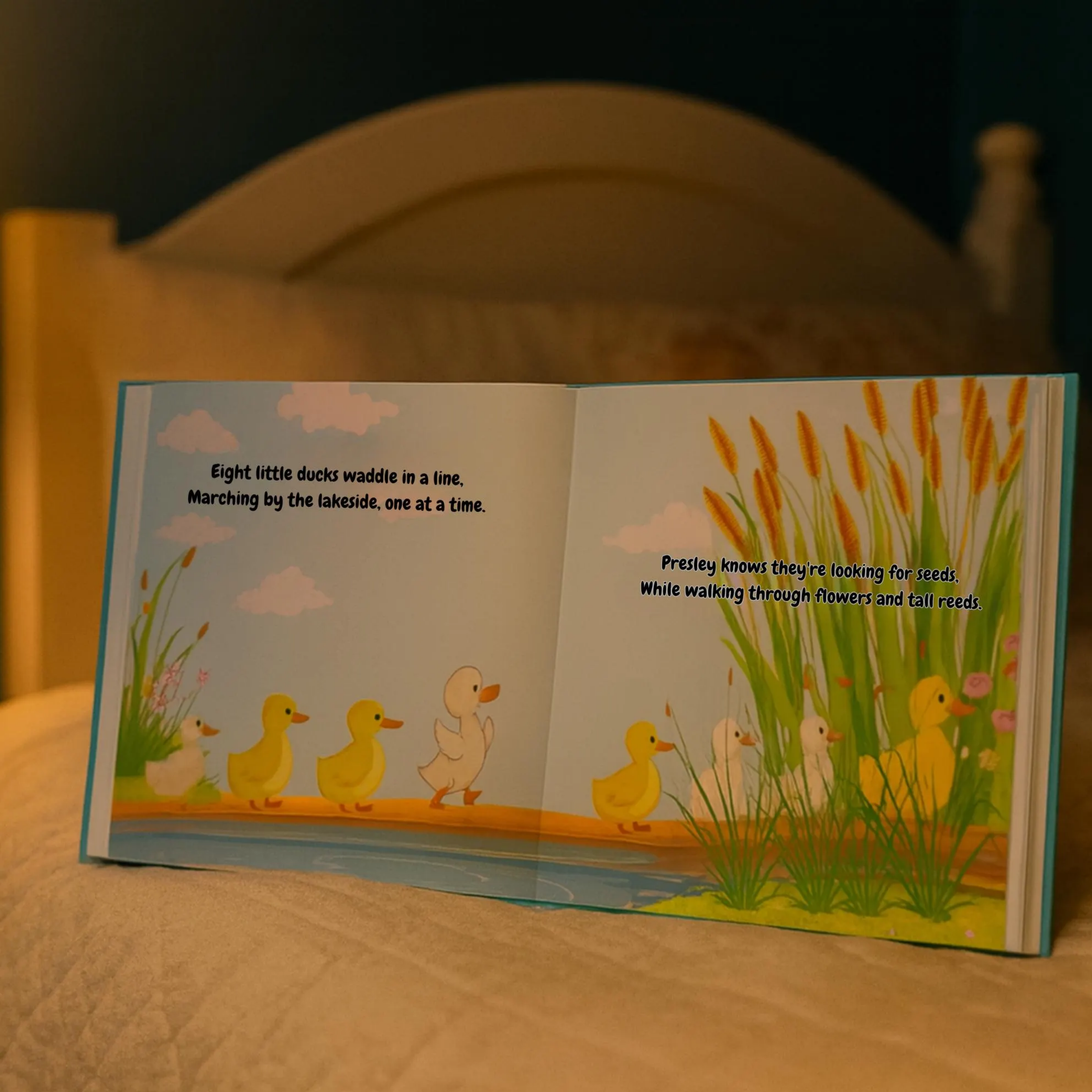 Personalized Counting Bedtime Story - Duck Adventure Book for Toddlers