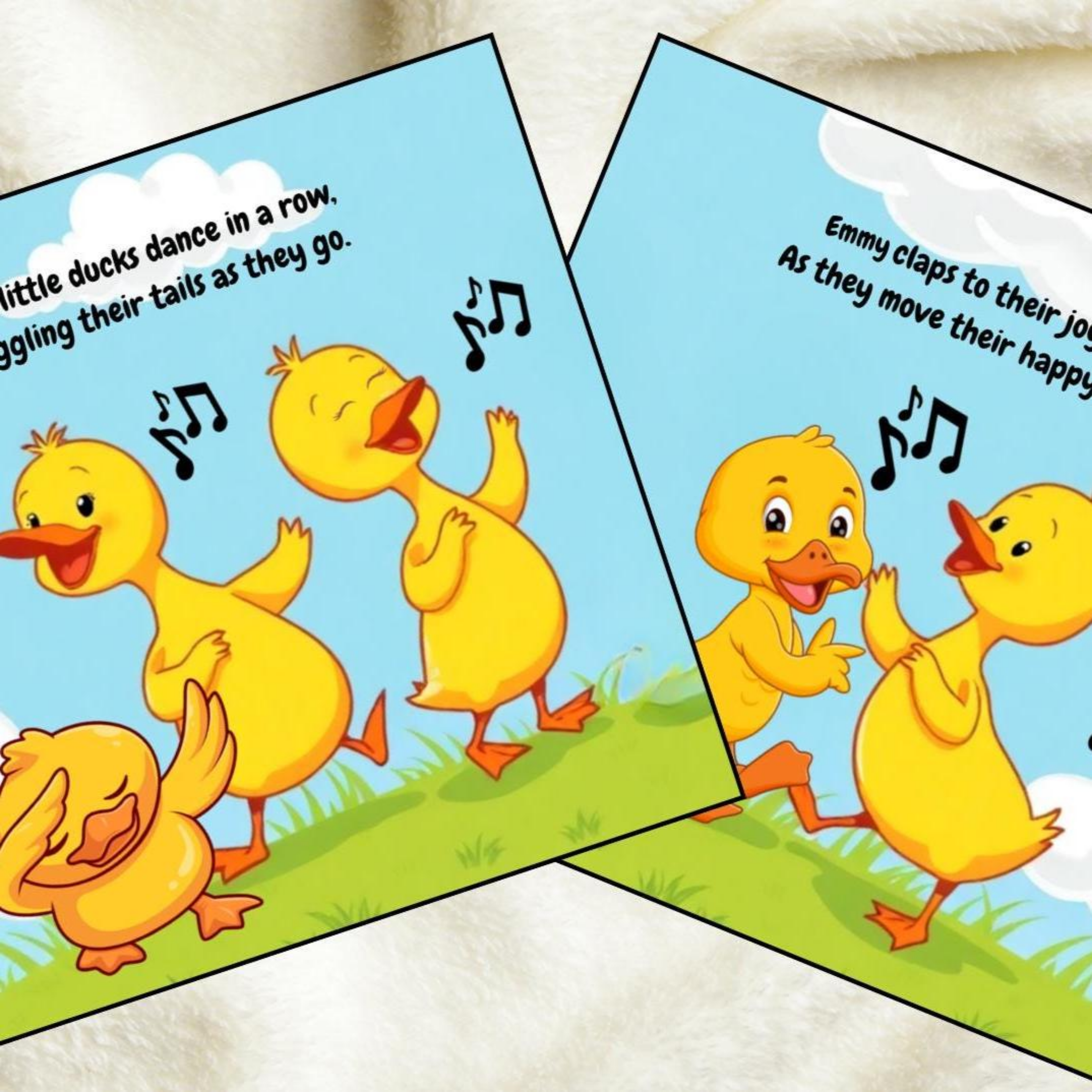 Personalized Counting Bedtime Story - Duck Adventure Book for Toddlers