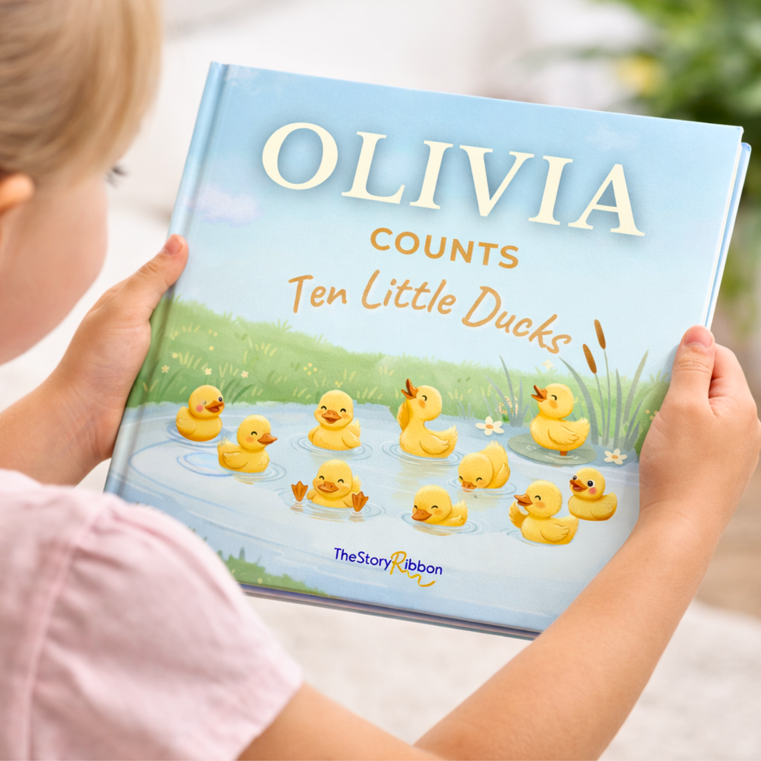 Personalized Counting Bedtime Story - Duck Adventure Book for Toddlers