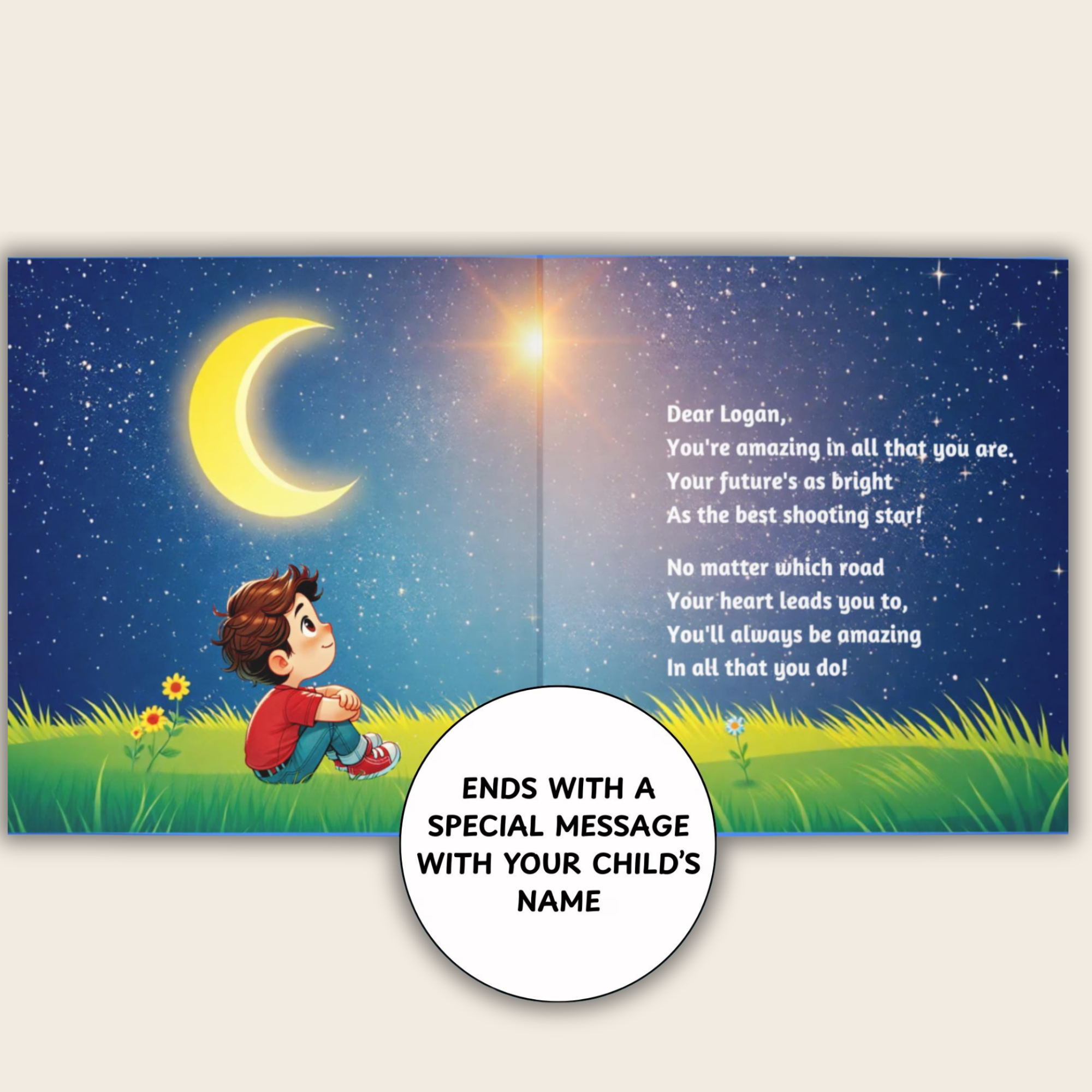 Personalized Positive Affirmation Book for Children Ages 2-5