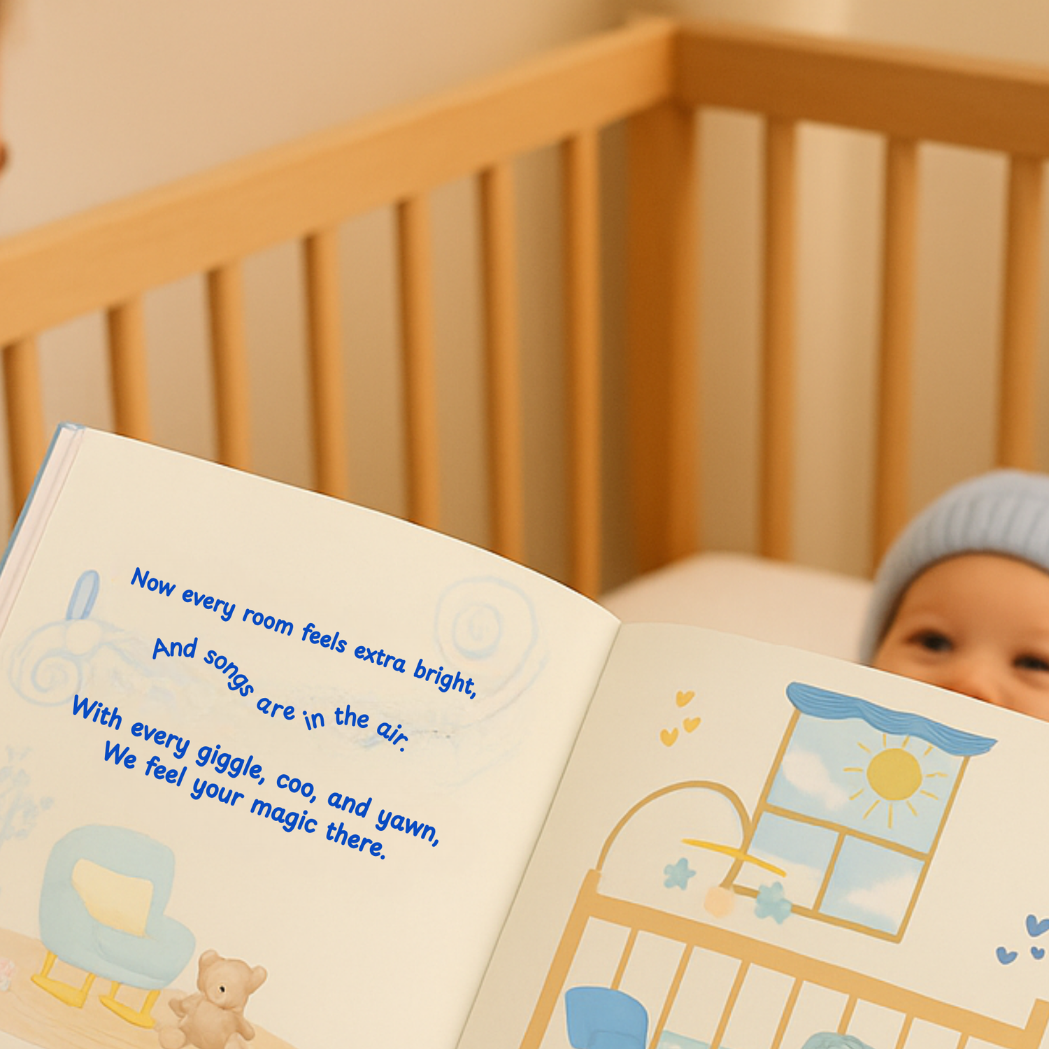 Welcome to the World Personalized Baby Book - Custom Keepsake for Expecting Parents