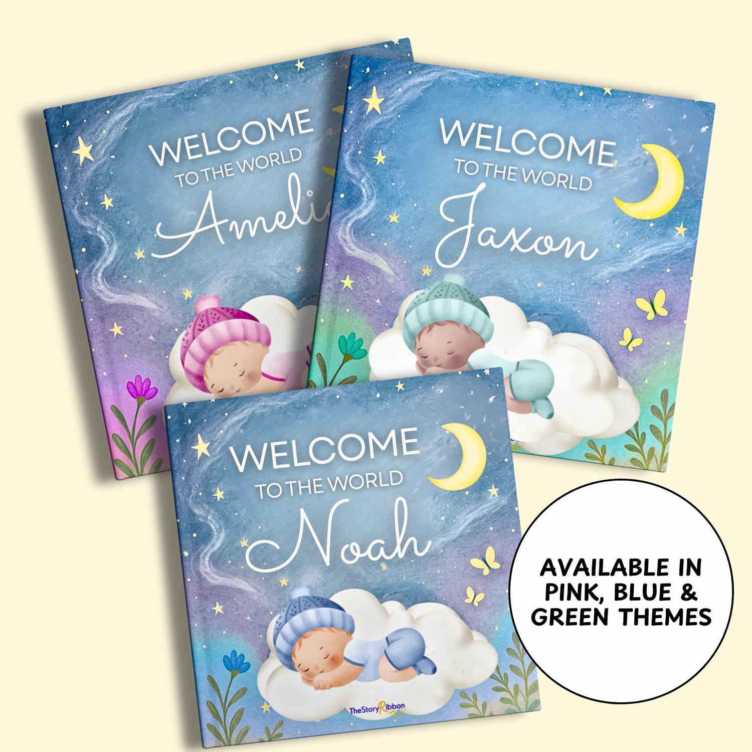 Welcome to the World Personalized Baby Book - Custom Keepsake for Expecting Parents