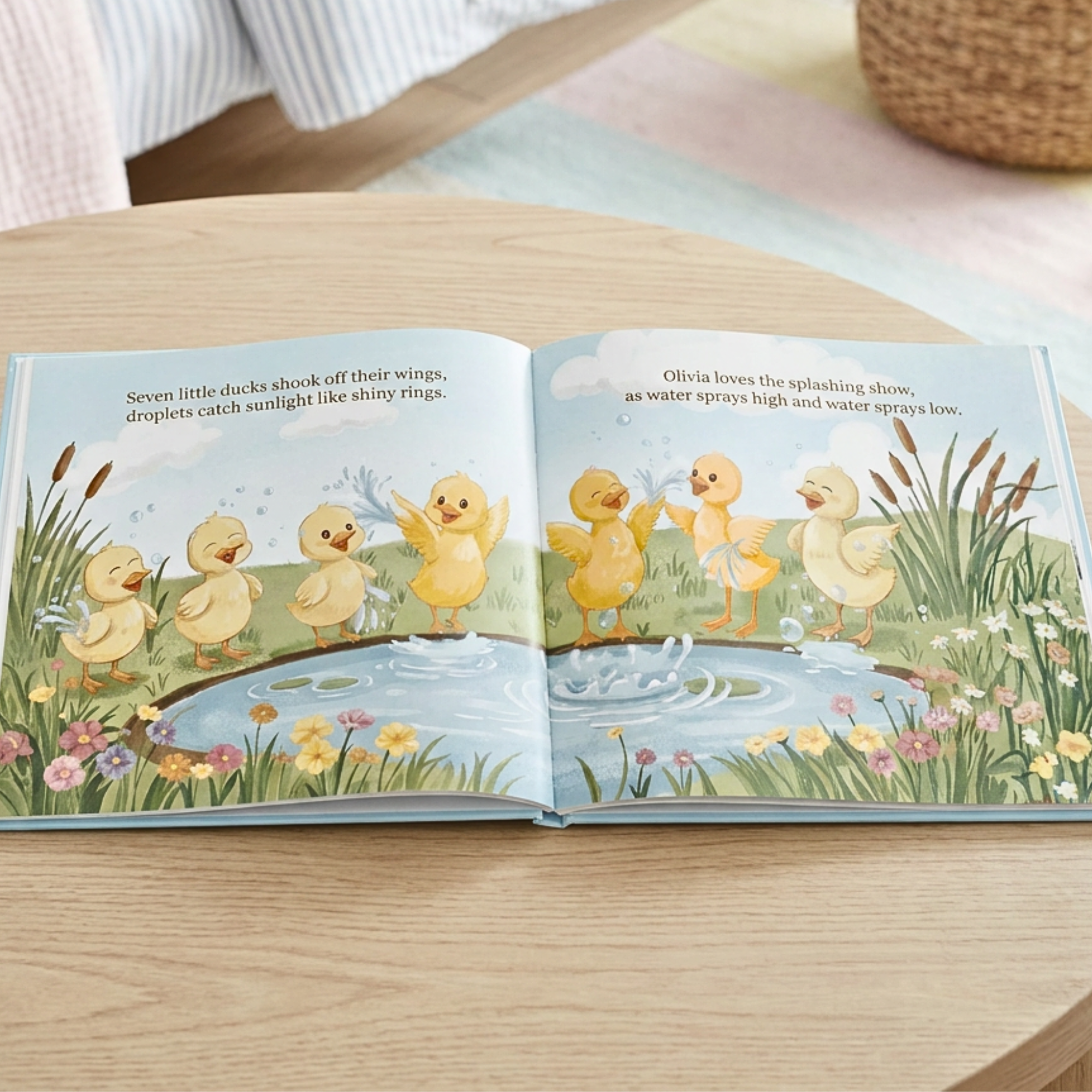 Personalized Duck Bedtime Story for Toddlers &amp; Preschoolers