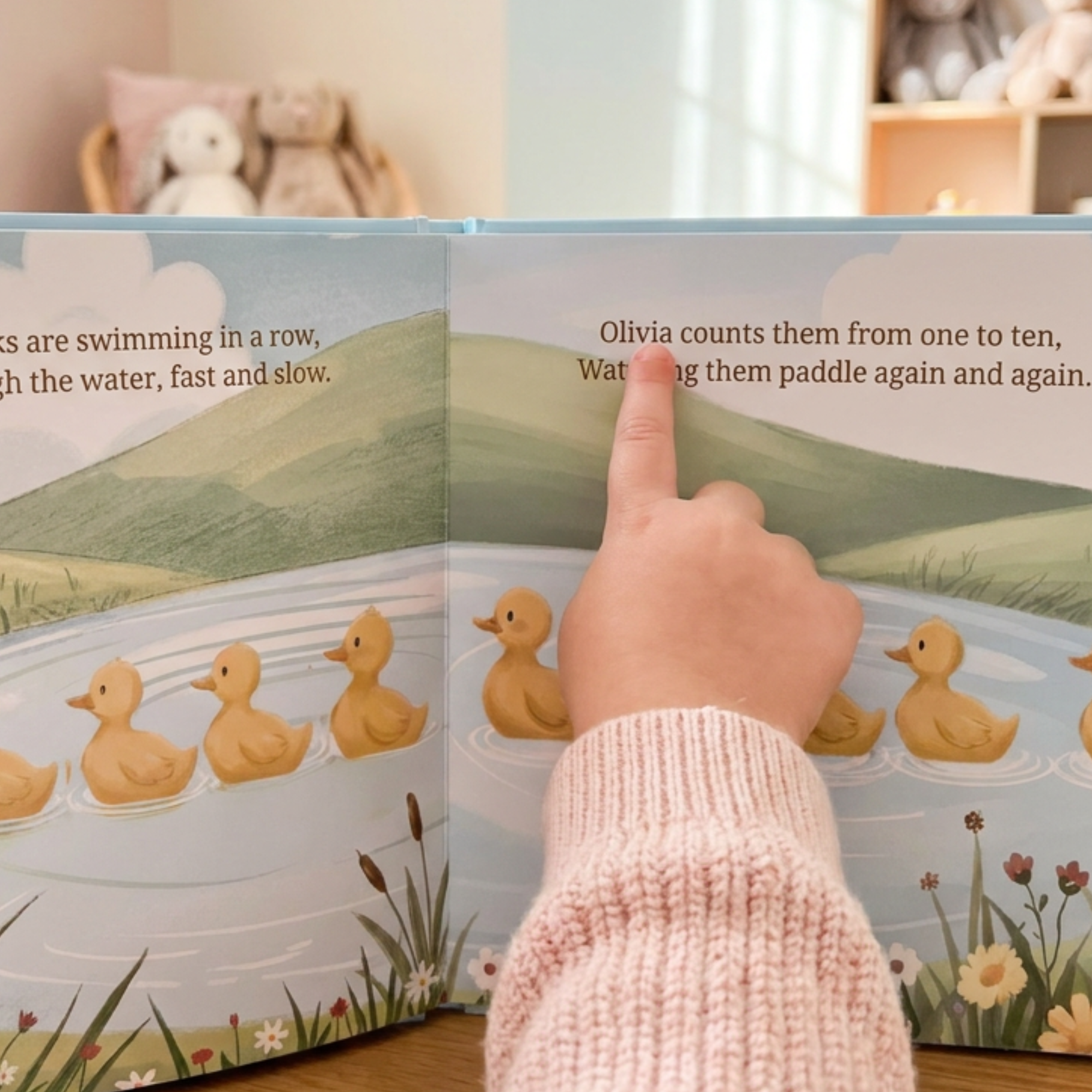 Personalized Duck Bedtime Story for Toddlers &amp; Preschoolers