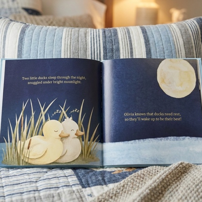 Personalized Duck Bedtime Story for Toddlers &amp; Preschoolers