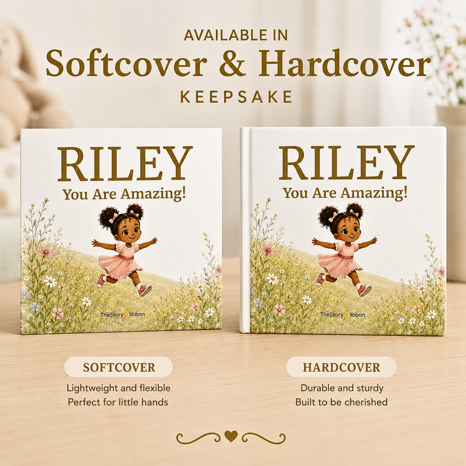 Personalized Affirmation Keepsake Book for Kids Ages 2–5