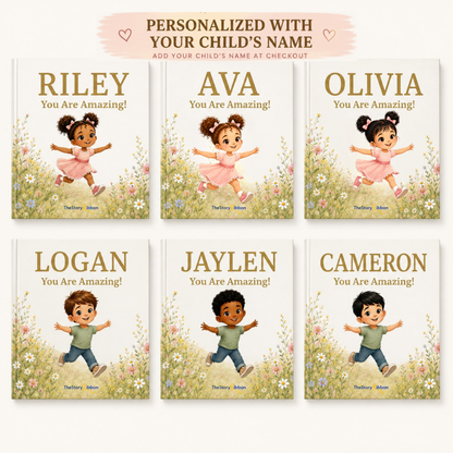 Personalized Affirmation Keepsake Book for Kids Ages 2–5