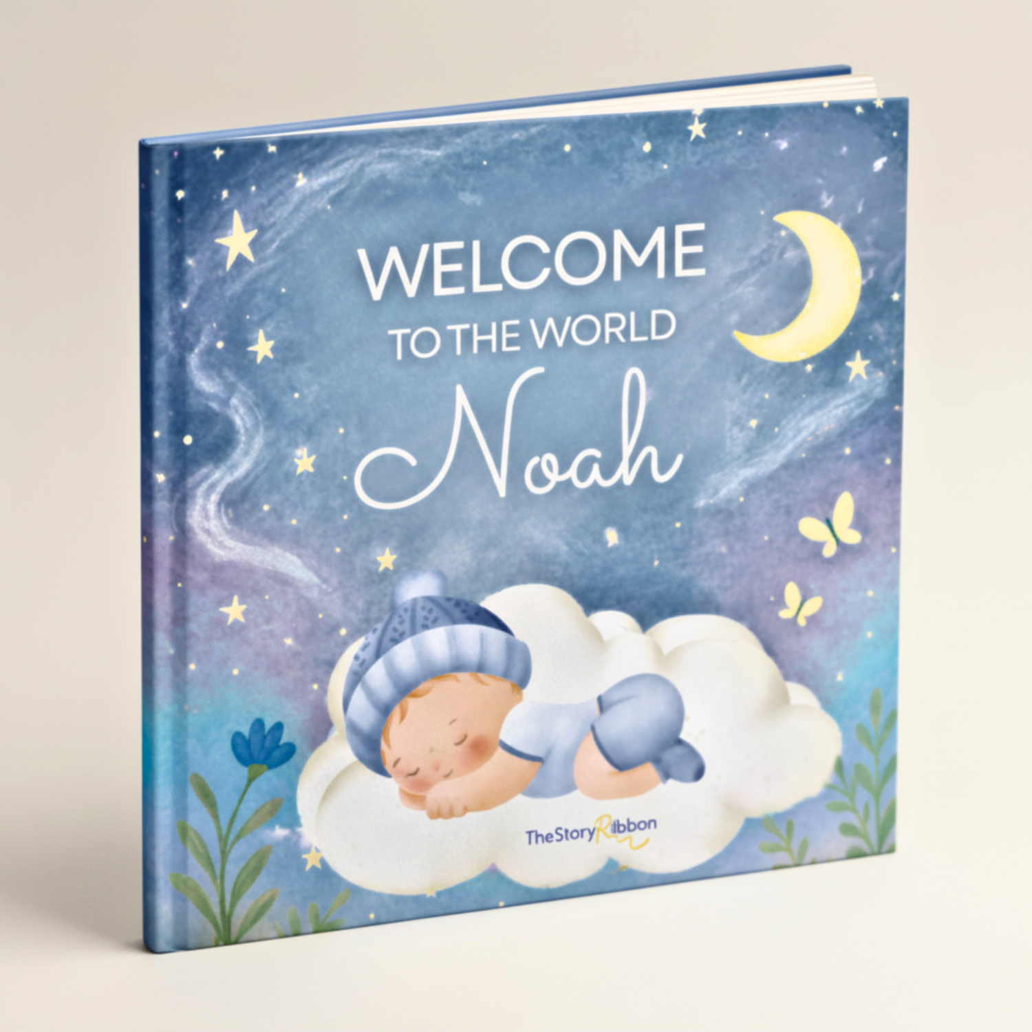 Welcome to the World Personalized Baby Book - Custom Keepsake for Expecting Parents