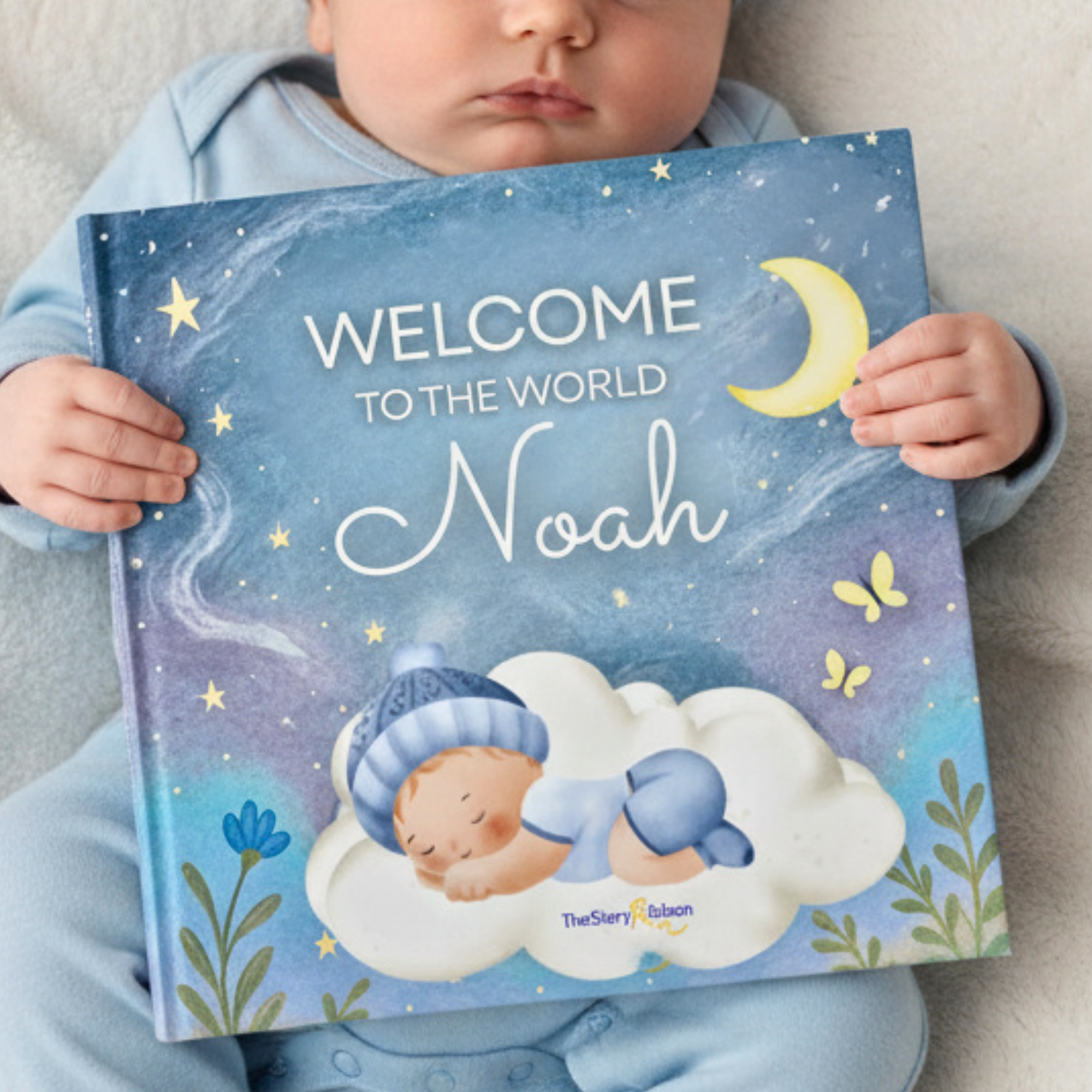 Welcome to the World Personalized Baby Book - Custom Keepsake for Expecting Parents