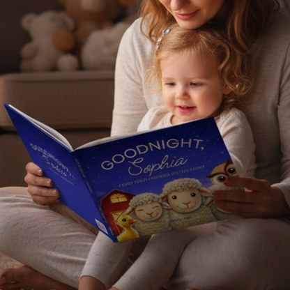 Personalized Farm Animal Bedtime Story - Custom Goodnight Book for Toddlers