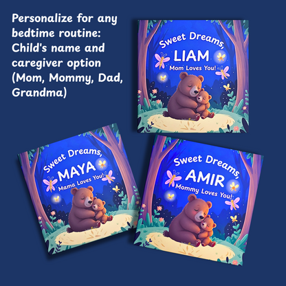 Personalized Bedtime Story for Kids – A Gentle Animal Tale of Moms and Little Ones