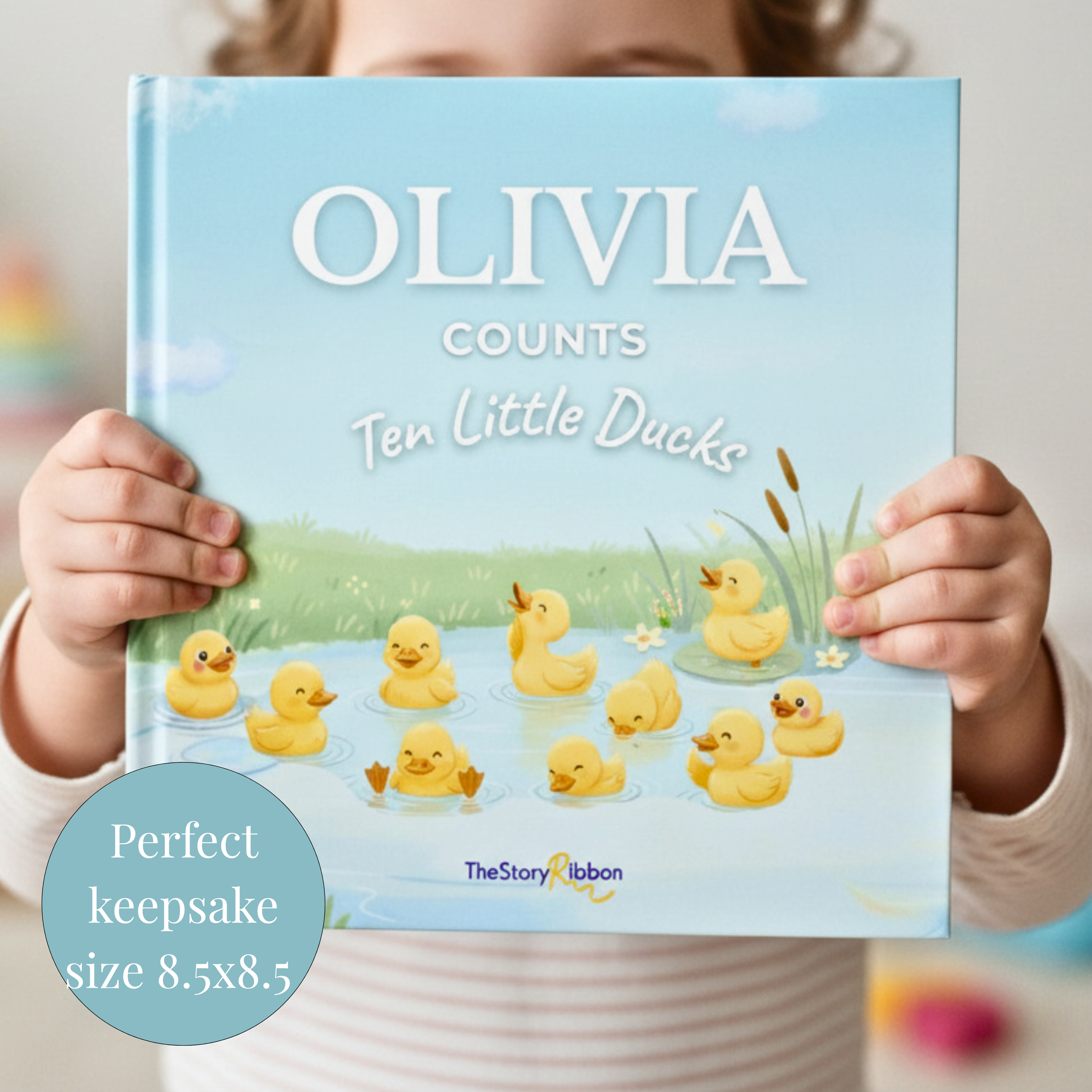 Personalized Counting Bedtime Story - Duck Adventure Book for Toddlers