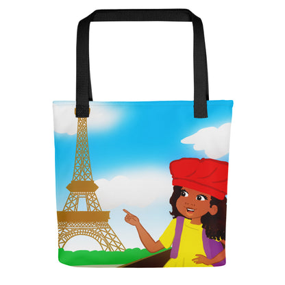 &quot;Paris&quot; Themed Tote Bag