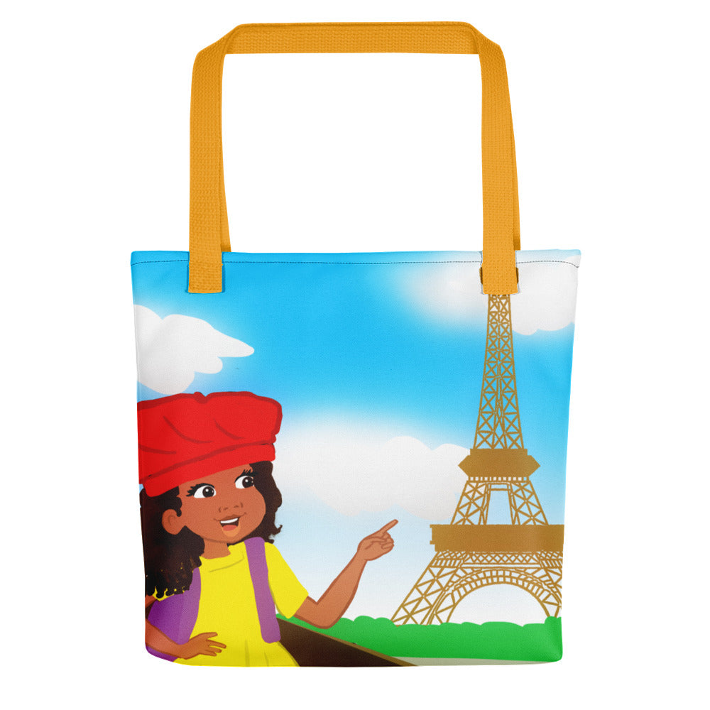 &quot;Paris&quot; Themed Tote Bag