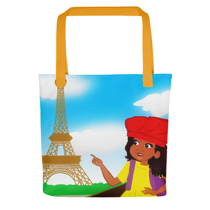 &quot;Paris&quot; Themed Tote Bag