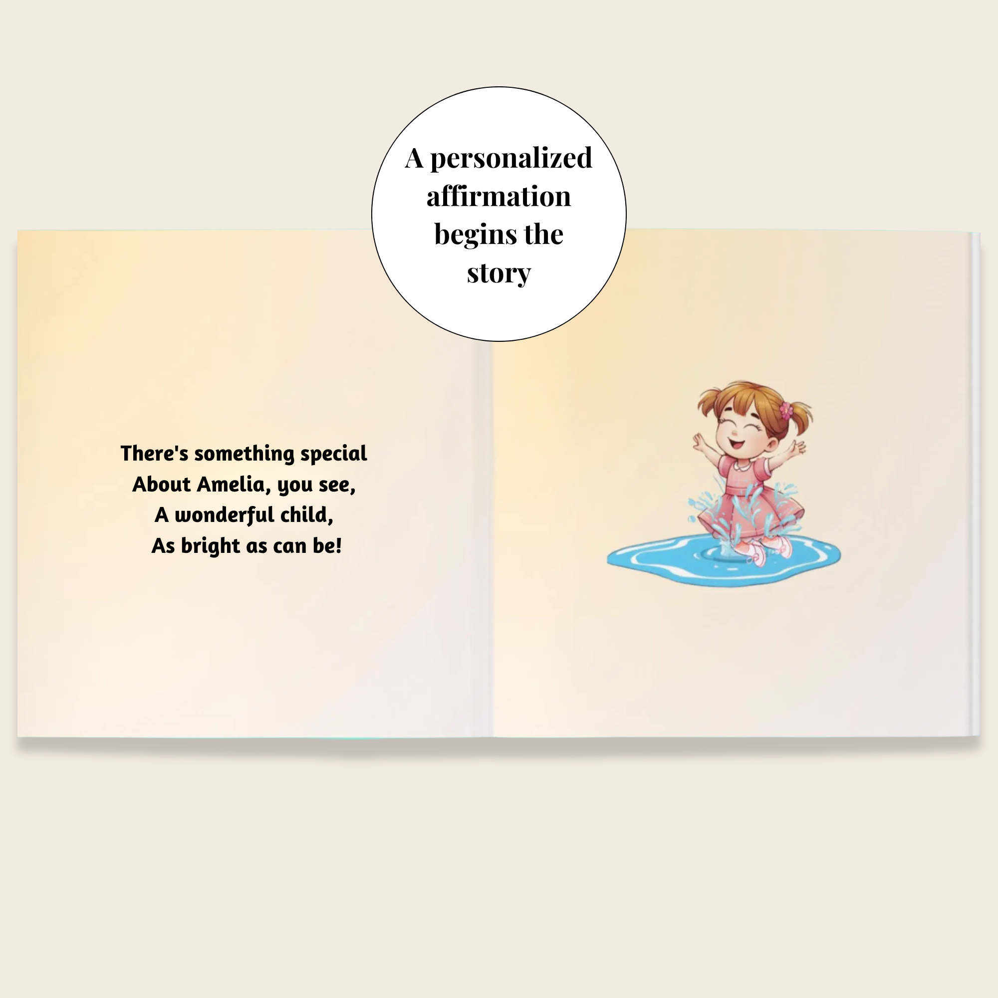 Custom Self-Esteem Book for Toddlers and Preschoolers