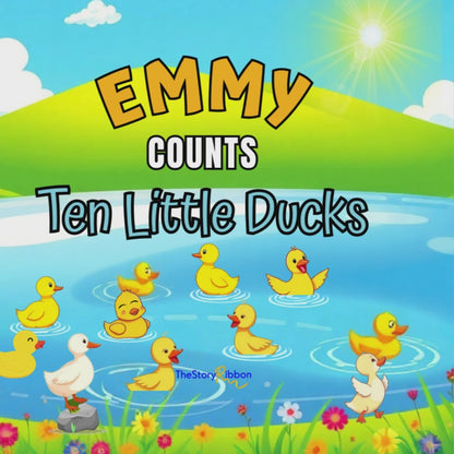 Personalized Counting Bedtime Story - Duck Adventure Book for Toddlers