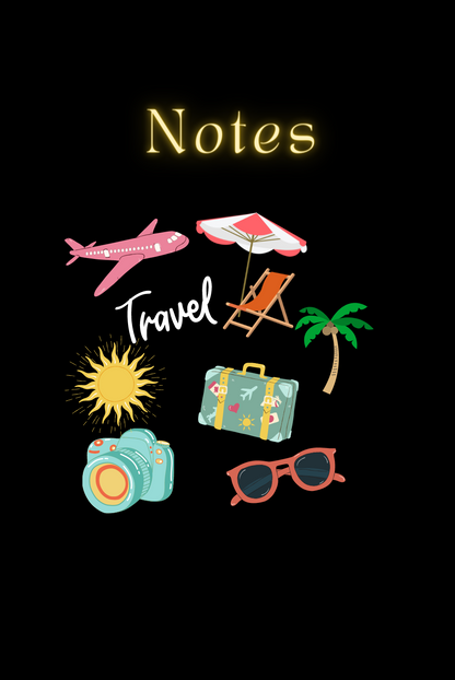 Travel-themed Decorative Notebook